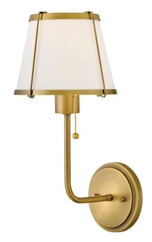 Hinkley Lighting 4890 Clarke 1 Light 16" Tall Wall Sconce - Lacquered Dark Brass - Picture 7 of 12