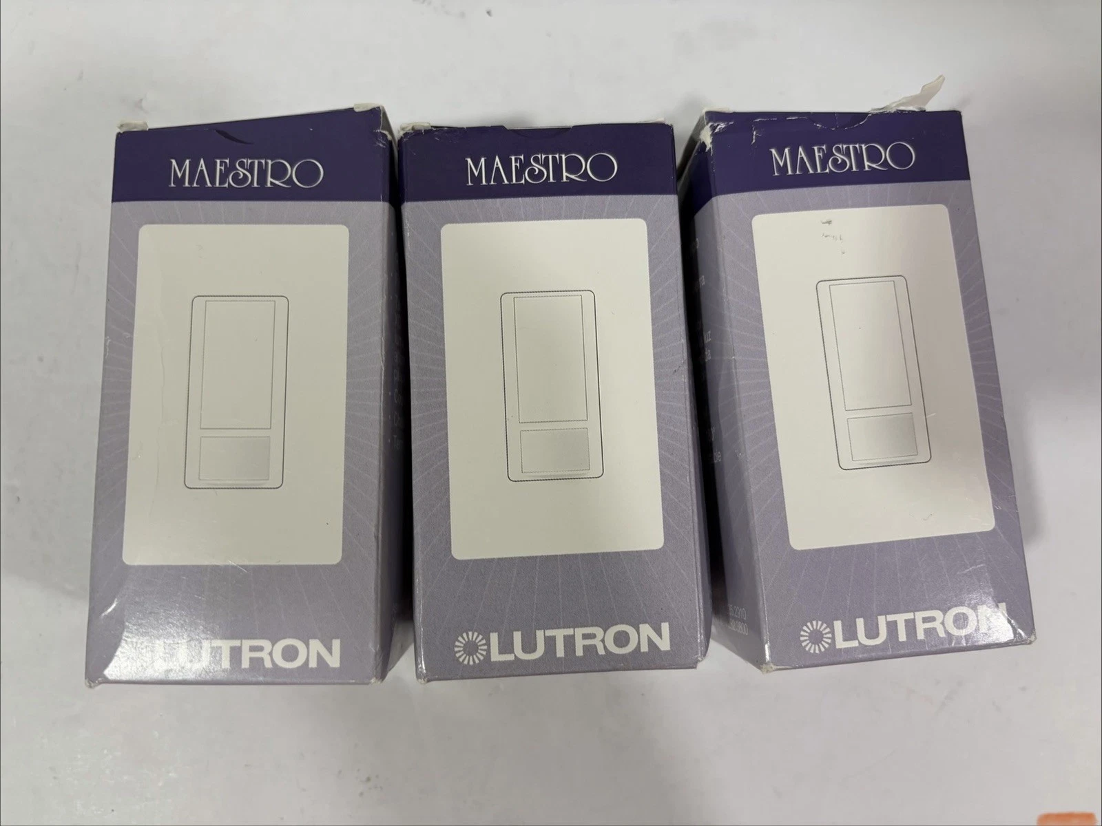 Lutron MS-OPS2-WH Maestro Motion Sensor Switch 3 Pack Fast Ship