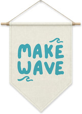 Ocean Nursery Playroom Wall Decor, Make Wave Sign Banner for Kids, Play Room Art