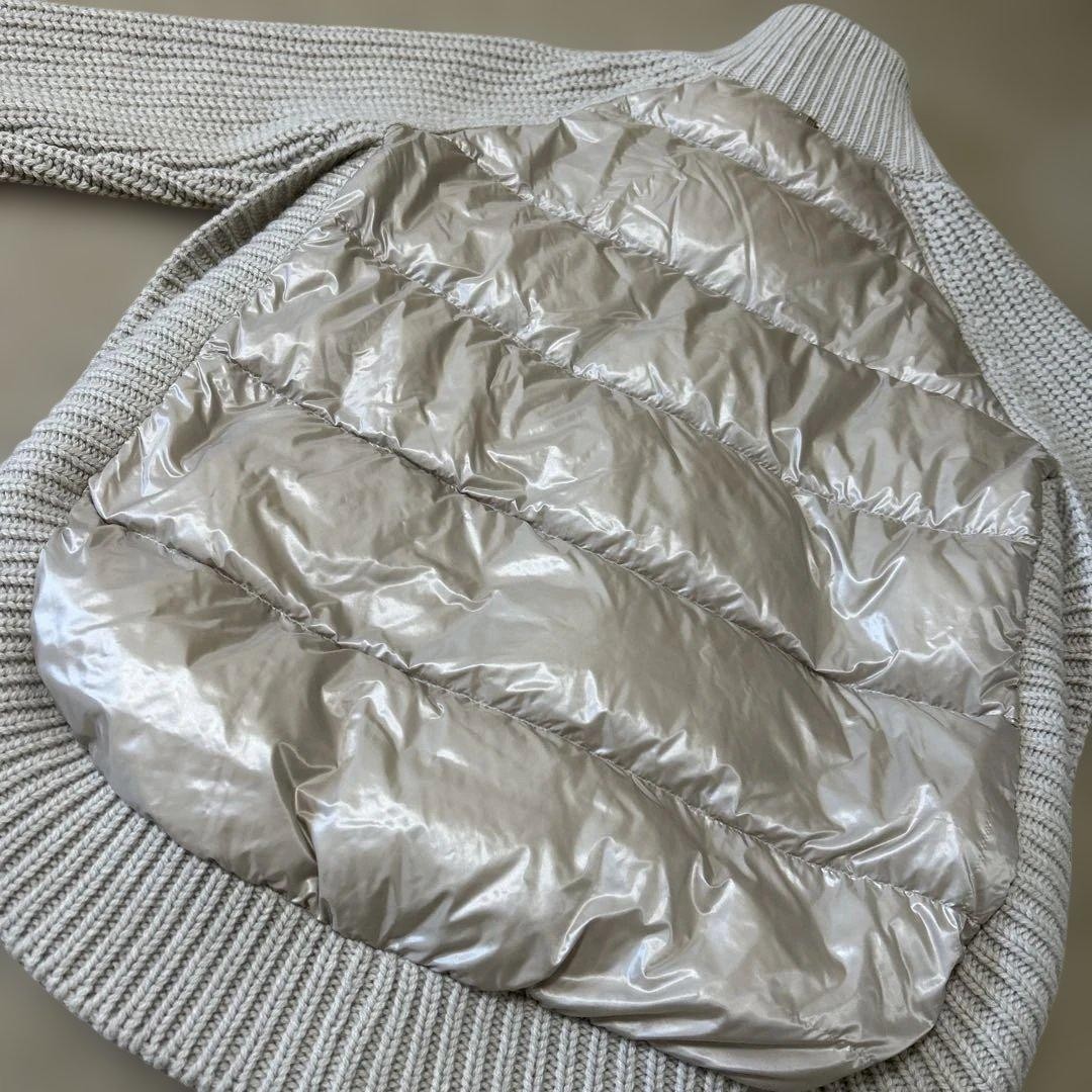 Herno Wool Nylons Blend Down Jacket Beige Size 40… - image 3