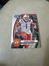 2024 Bowman Chrome University Kyron Drones 1st Bowman Football Virginia Tech 