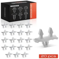 Frankberg 20X NYLON-CLIP Weiß Passend FüR Mercedes 124 190 E-KLASSE