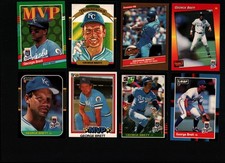 George Brett   1981 1985 1986 1987 1988 1991  Donruss Leaf Baseball Cards