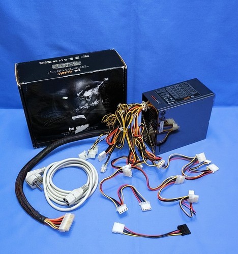 ✅ Be Quiet BQT P4-520W-S1,3 ATX 520 Watt 2x 80 mm Lüfter PC Netzteil Mit OVP