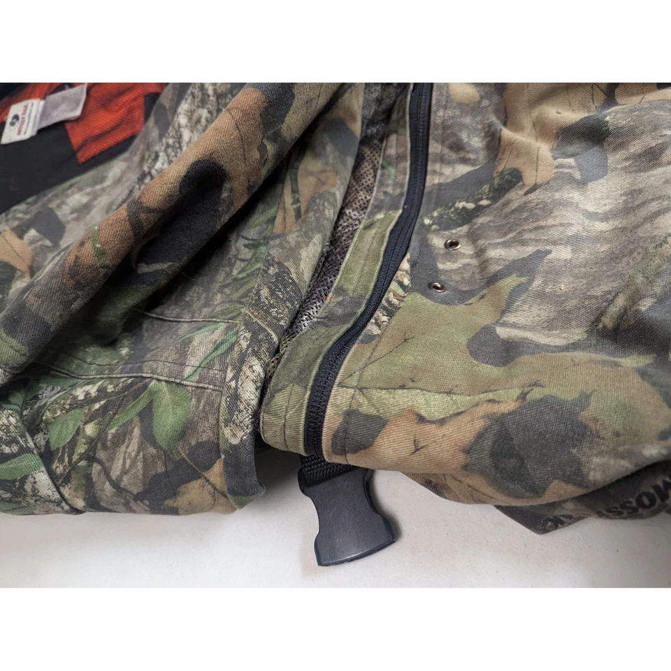 Chaqueta de Caza Mossy Oak Super Elite Híbrida Nueva con Etiquetas Camuflada Malla Bolsillos Utilitarios 2XL Foto 4 de 4