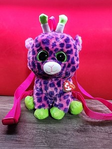 Ty Gear Gilbert Backpack Beanie Boos Plush Padded Travel Bag Single Pocket 26cm