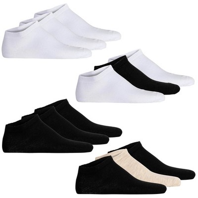 Hudson Unisex Sneaker Socks, 3-Pack - Easy, Comfort Band, Short Socks, Einf...
