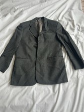 Studio By Daks Blazer R38 Prue New Wool Grey Smart Business Casual Retro