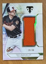 2018 Topps Triple Threads TREY MANCINI Jumbo Jersey Relic 19/36! Orioles SJR-TM3
