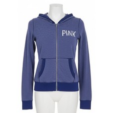 Victorias Secret PINK 1986 Hoodie Small Blue Full Zip Y2K Retro Lightweight
