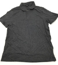 DKNY Men's Polo T-shirt Grey Small