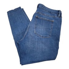Good American Straight Skinny Jeans Size 22 Blue Denim