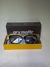 Gry Mattr DESIGNER READERS Black Frame DILIGENT Blue Light Eyewear 1.25