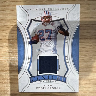 Panini 2024 National Treasures Century Materials Eddie George #CM-EGE /99 Oilers