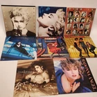 8 VTG 80s Pop LP Lot Madonna Like a Virgin True Blue Cyndi Lauper Bangles