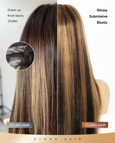 Highlight Ombre Lace Front Wig Human Hair 180% Density,13x4 Straight 4/27 Hon... - Picture 4 of 9