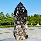 5.94LB Natural Sphalerite Crystal Cave Obelisk Quartz Crystal Energy Column — photo 9