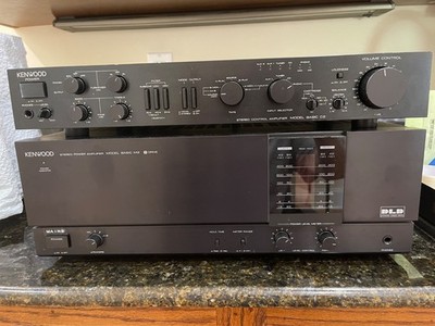 Vintage Kenwood Basic C2 Pre-Amplifier & Kenwood Basic M2 Power Amplifier