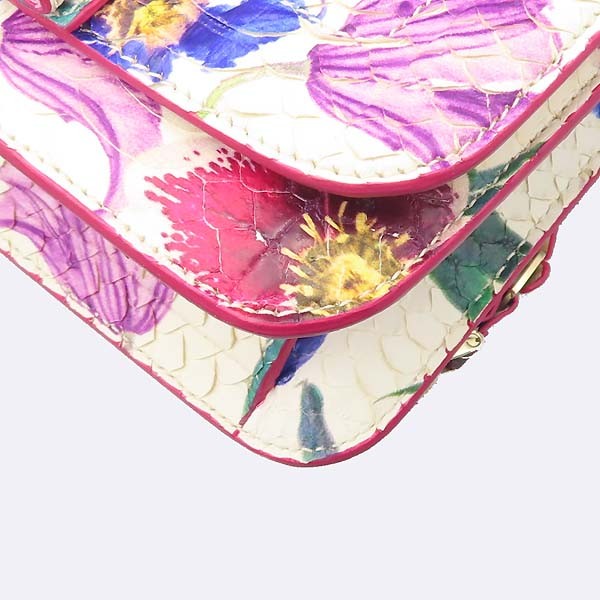 Ferragamo Python Vara Mini Flap Shoulder Bag - image 4