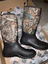 MUCK BOOT COMPANY Mens Fieldblazer Classic Fleece Brown/Realtree Edge Boot Sz 14