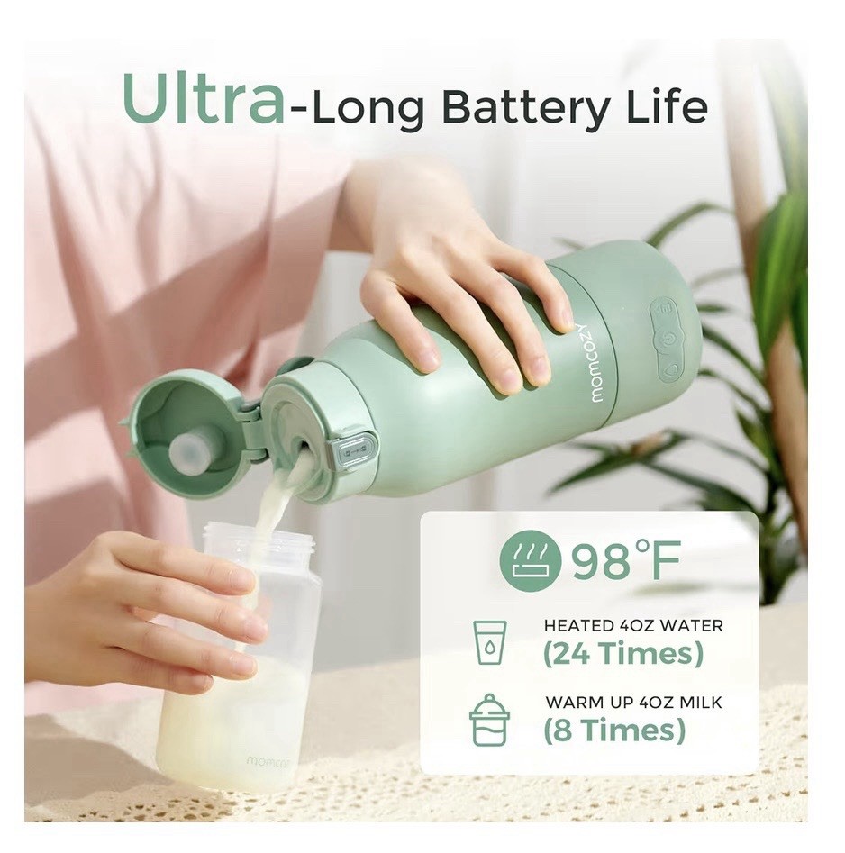 Momcozy Portable Water & Milk Warmer (Model MW05) Super Fast Charge New! Sealed!