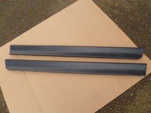 88-91 Civic CRX OEM left right door skirt trim molding lower bottom cap set rare