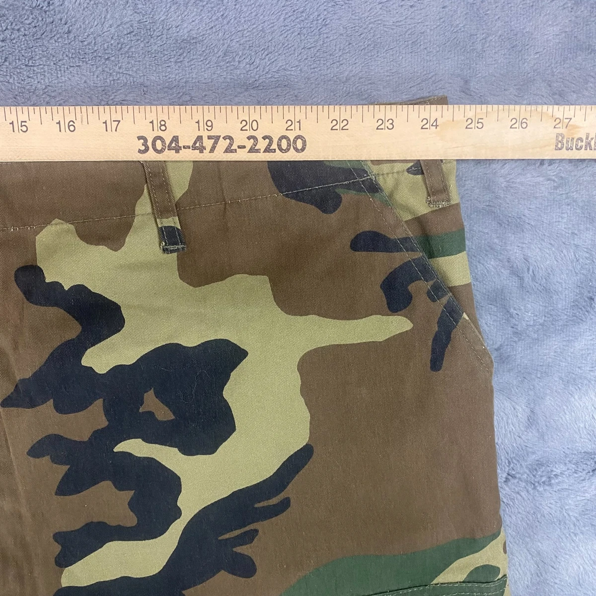 Pantalones Cortos de Carga Rothco Para Hombres Cintura 3XL 47-51 Bosque Camuflaje Militar BDU Combate Ejército