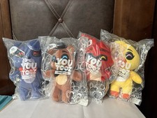 FNaF Five Nights at Freddy s Lot Of 4 Youtooz Classic Plushies