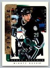 1996 Pinnacle Be a Player Autographs Steve Rucchin 186