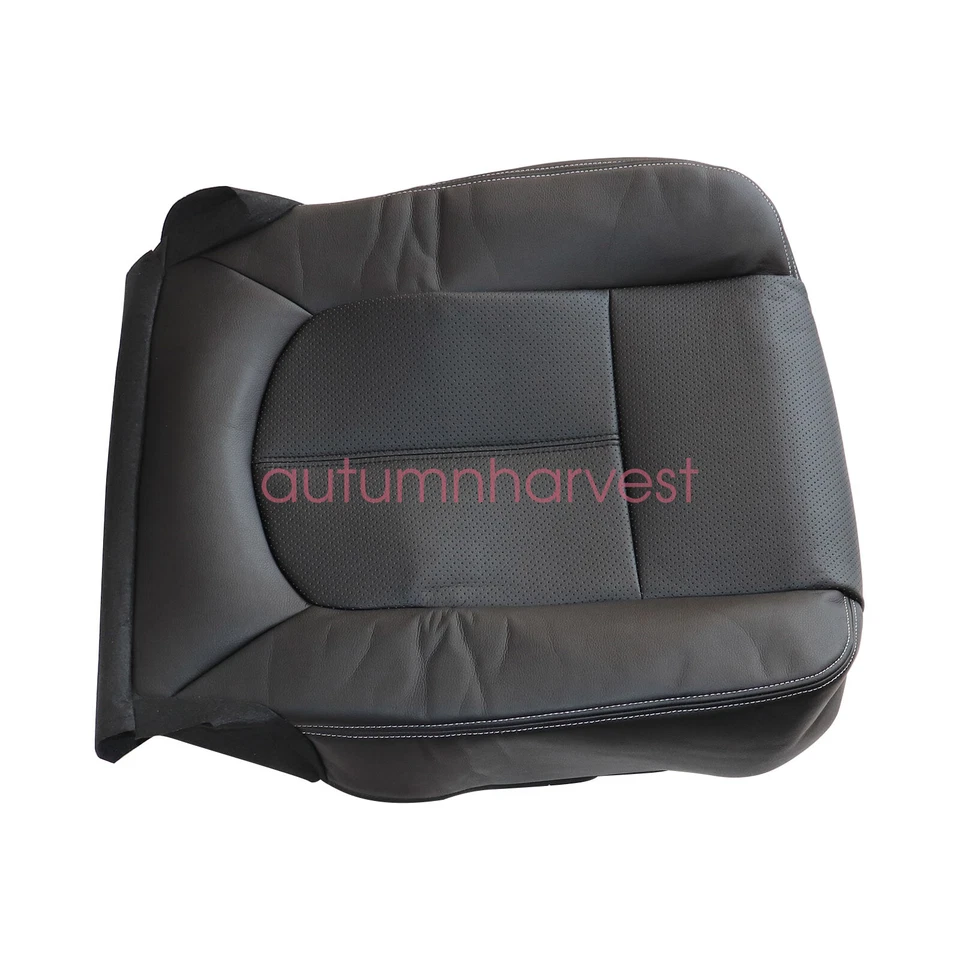 Cubierta de asiento de cuero negra para Ford F450 Super Duty Lariat 2011-2016 Foto 3 de 4