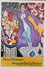 Henri Matisse Lithograph Acquavella Galleries 1978