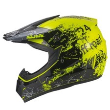 Casco Cross Casco Moto Casco Motocross Casco Jet Racing Giallo Quad ATV