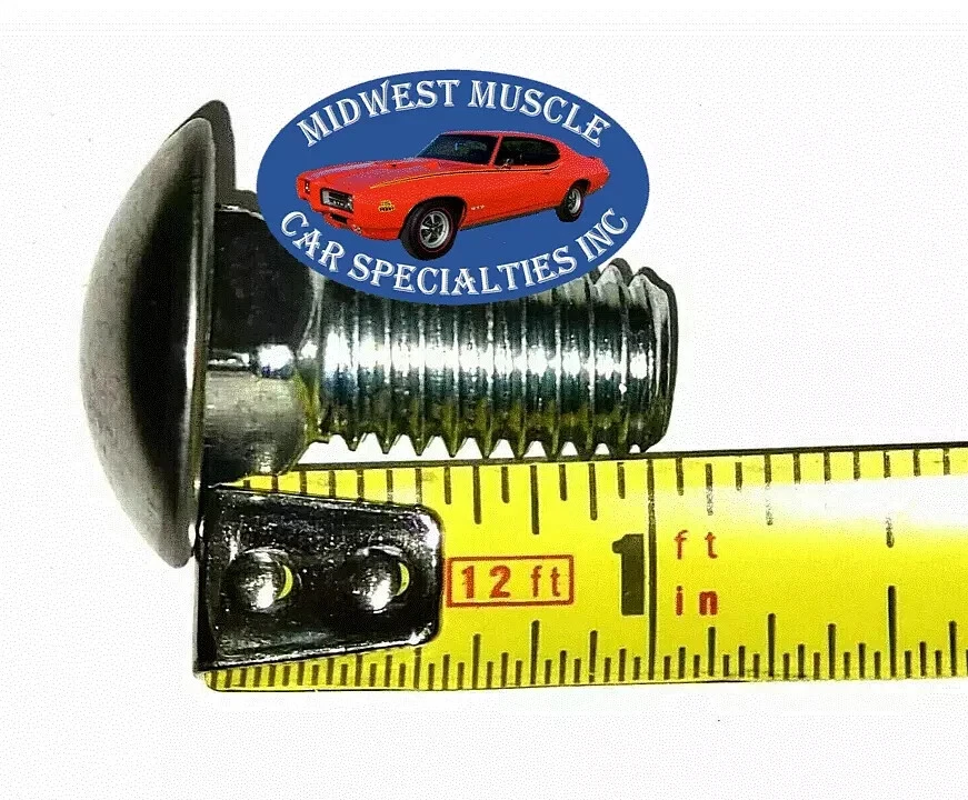 Pernos de parachoques delanteros traseros con tapa de acero inoxidable 7/16-14x1 para Chrysler E Foto 4 de 4