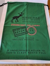 Weihnachtsbeutel-Sack Mit Kordelzug Baumwolle Geschenktüten Weihnachtssack Groß