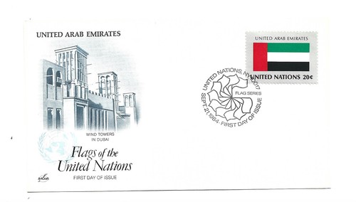 United Nations #430 Flag Series 1984, United Arab Emirates ArtCraft, FDC - 第 1/1 張圖片