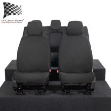 FORD RANGER RAPTOR FRONT AND REAR SEAT COVERS WATERPROOF (2020) BLACK - 304 305