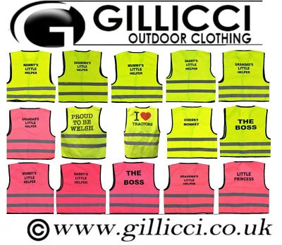 LITTLE HELPER KINDER BEDRUCKT SCHICKKLEID PARTY HI VIS PADDY MUM KLEINER HELFER SICHERHEITSWESTE TOP