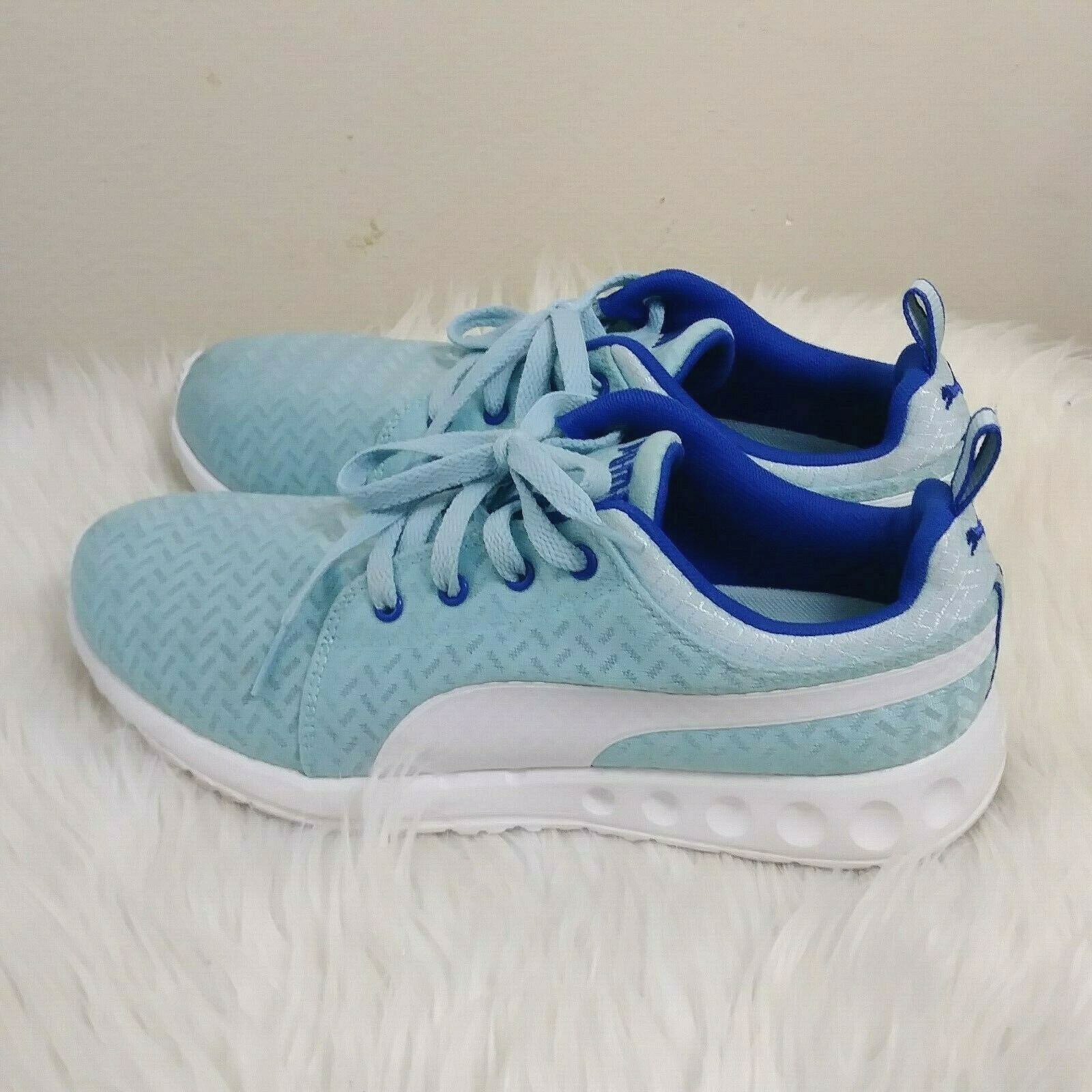 Puma Running Womens size 9.5 Teal White | eBay