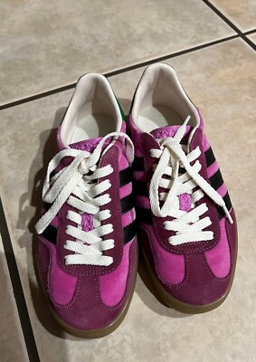 Size 3 - adidas Gucci x Gazelle Pink Velvet | eBay