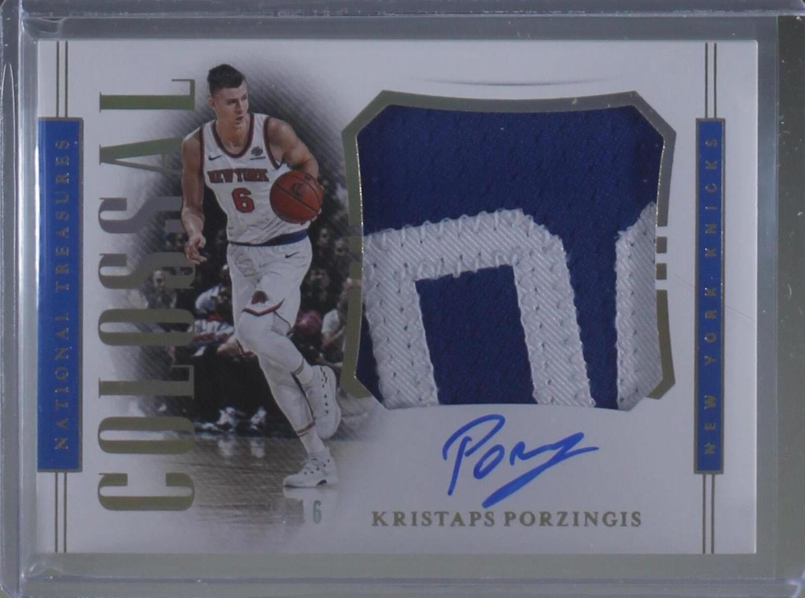 201819 Panini National Treasures Colossal Material Autographs