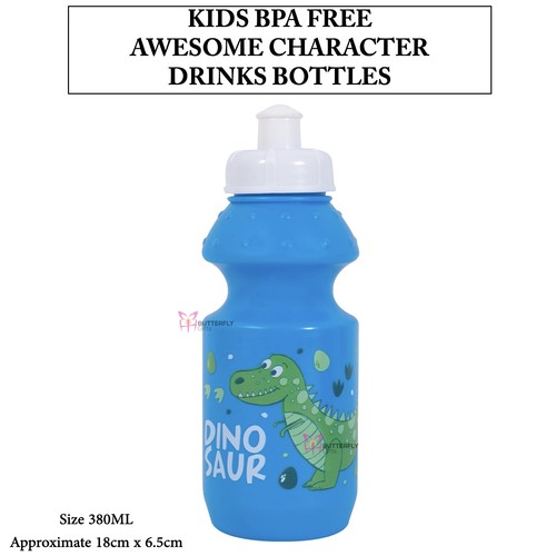 350ml KIDS WATER DRINKS BOTTLE KIDS SCHOOL SPORTS WATER BOTTLE PULL UP SPOUT