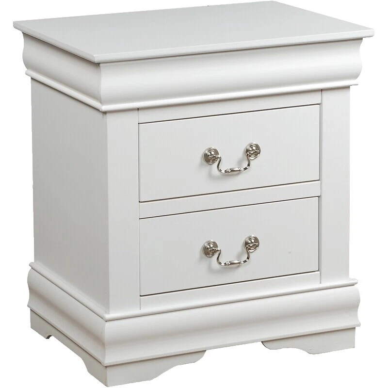 Solid Wood White Nightstands