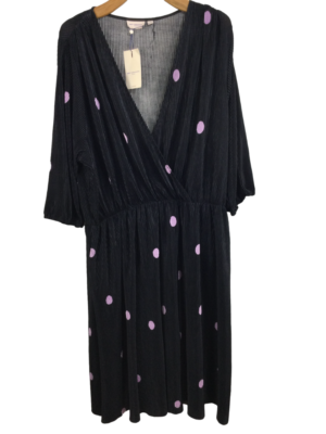 Only Carmakoma Curve Carlena 3/4 Sleeve Baloon Polka Dot Wrap Dress Gray 3X NWT | eBay Only Carmakoma Curve Carlena 3/4 Sleeve Baloon Polka Dot Wrap Dress Gray 3X NWT | eBay