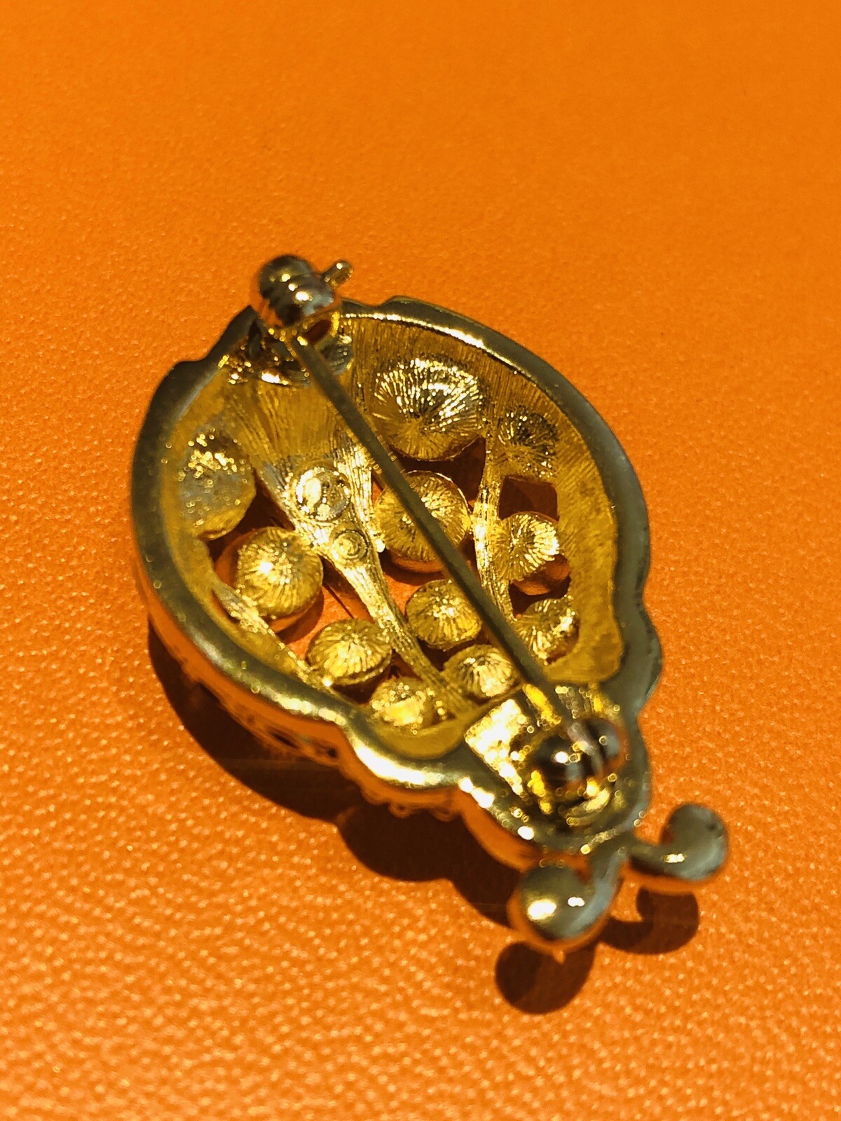 Swarovski Ladybug Crystal Brooch Gem