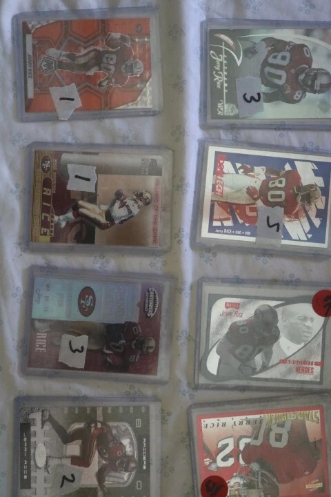 Jerry Rice 43 cartas. Años 90. nm/m Foto 2 de 4