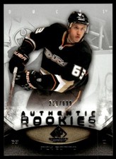 2010-11 SP Game Used ROOKIE Nick Bonino Rookie 251/699 Anaheim Ducks #190