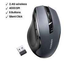 UGREEN Wireless Mouse Bluetooth5.0 Mouse Ergonomic 4000DPI 6