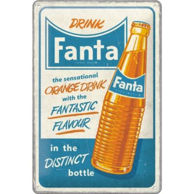 Nostalgic-Art - Retro Bar Küche Blechschild Metallschild 20x30cm - Fanta