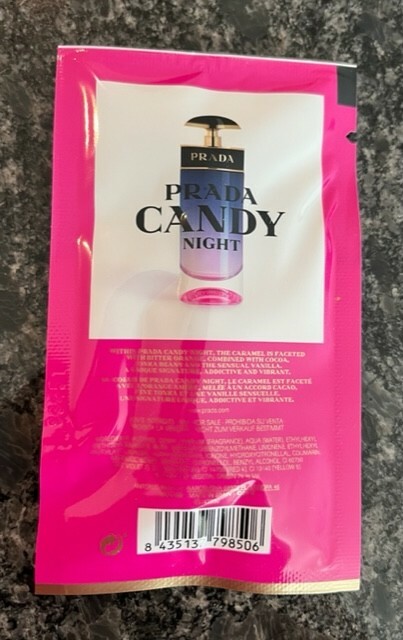 PRADA CANDY NIGHT 0.05 oz 1.5 ml Eau De Parfum Spray Mini/Travel