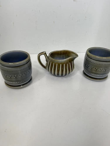 Vintage Wade Irish Porcelain creamer jam jars Pitcher Jug By James Borsey lot 3